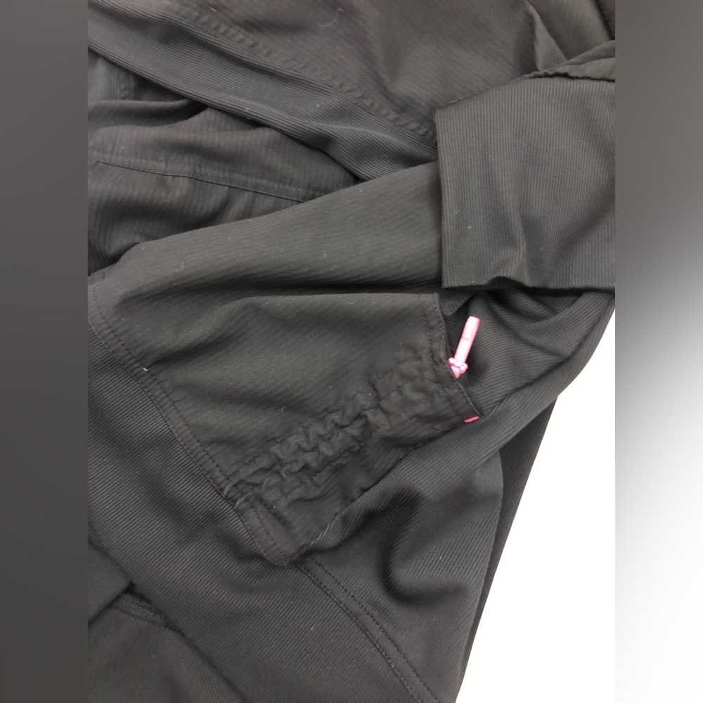 koi Black Bomber Jacket with Pink Top - Picture 9 of 12